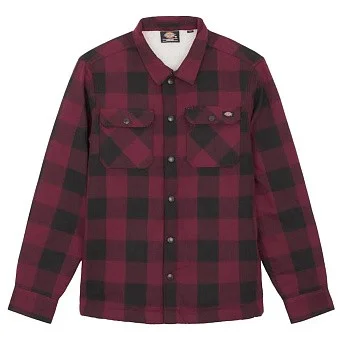 Куртка-рубашка Dickies Lined Sacramento Shirt Maroon